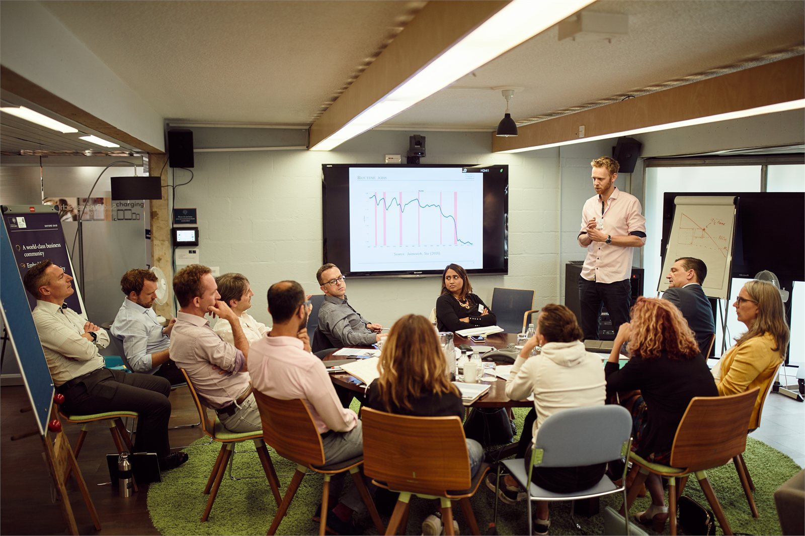Presenting to a seminar audience